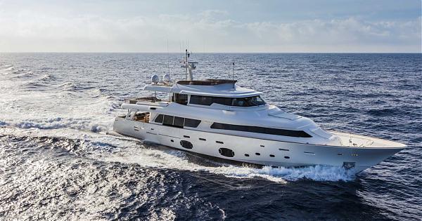 沐浴在夏日陽光下 Ferretti NAVETTA 33