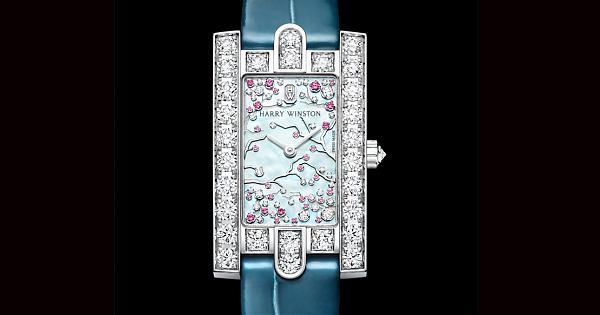 絢爛櫻花盛開！海瑞溫斯頓全新Cherry Blossom腕錶