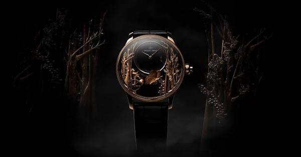 面盤上的夢幻戲曲 雅克德羅愛之蝴蝶自動玩偶腕錶