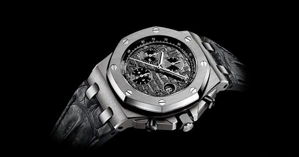 黑色超夠力 愛彼ROO計時碼錶