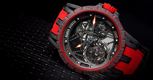 賽車世界的科技觀 羅杰杜彼Excalibur Spider碳纖維腕錶