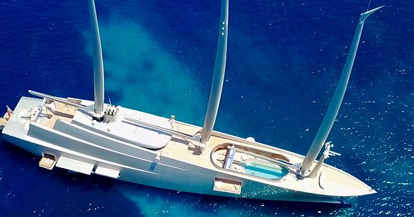 要價4.65 億美元 全球最大超級遊艇Sailing Yacht A