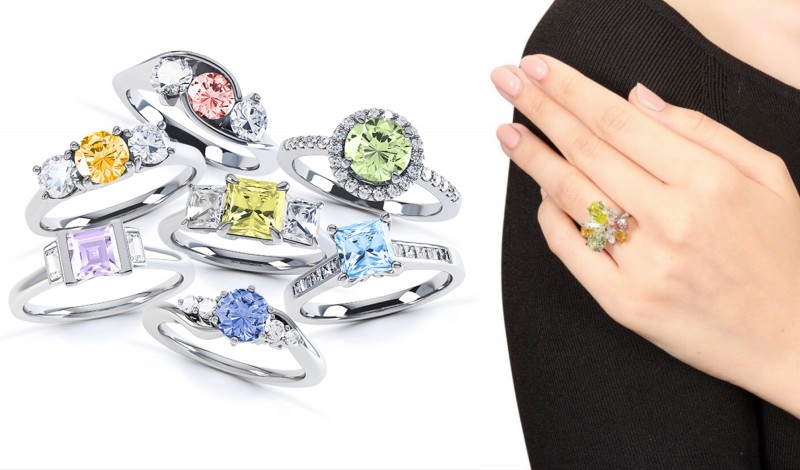 彩色钻石百百种  一篇看懂彩钻顏色等级与GIA认证顏色分级图