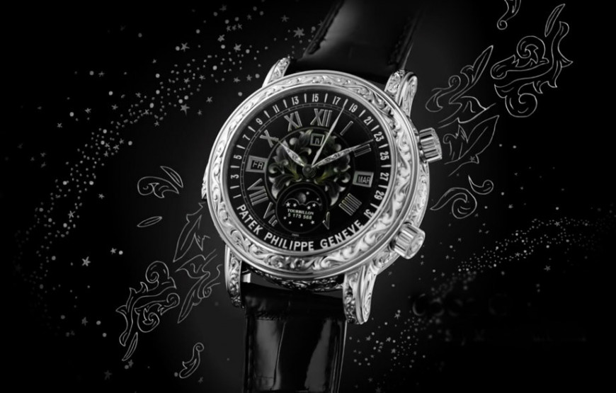 想得到的复杂工艺它几乎都包了 表王PP的天文陀飞轮6002G