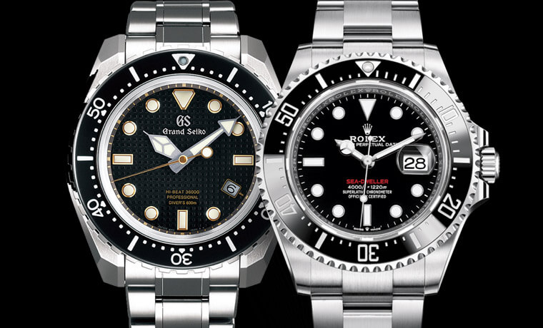 GS SBGH255和劳力士SeaDweller都有600米以上的防水性能，30万元预算运动表裡面它们尤其值得推荐