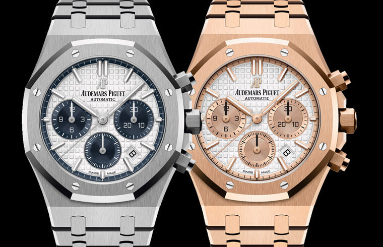 錶徑小一點的愛彼皇家橡樹計時錶依舊是高級運動錶裡的經典