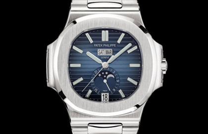 百達翡麗金鷹年曆錶5726終於換上系列原汁原味的藍面