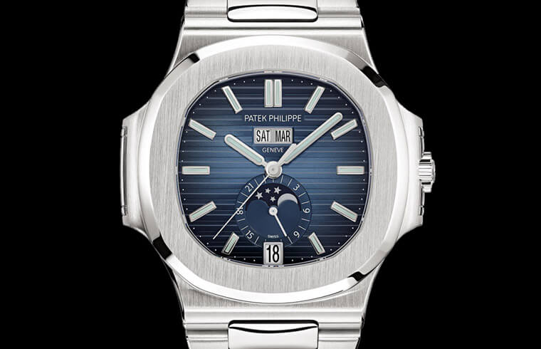 百达翡丽金鹰年历表5726终于换上系列原汁原味的蓝面