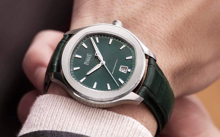 钢壳Polo S又有新色 伯爵这次罕见换上绿面还限量