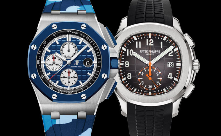 能破百萬元的不鏽鋼計時錶 皇家橡樹離岸型和海底探險家各有各的本事