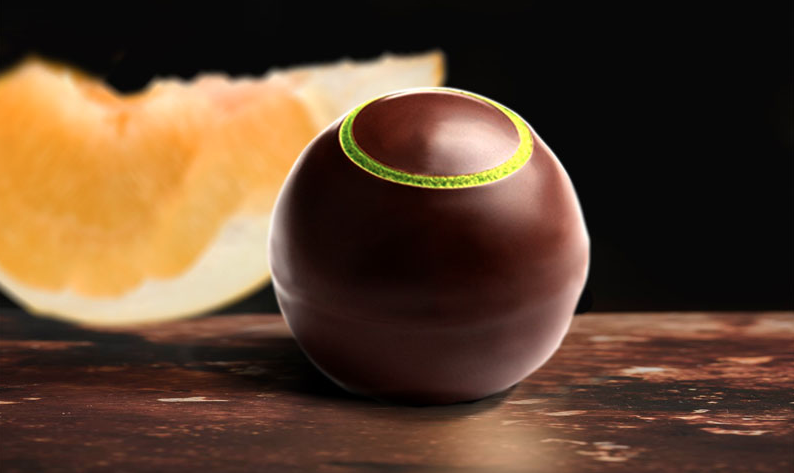 不一样的中秋礼盒  柚子松露巧克力
