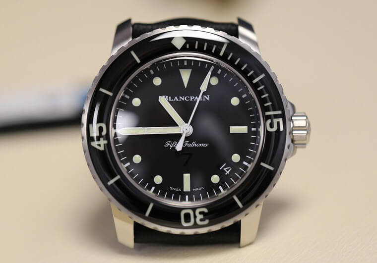 經典潛水錶五十噚讓人想起寶珀與法國海軍蛙人突擊隊的合作淵源