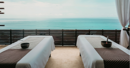 峇里岛独一无二的悬崖SPA