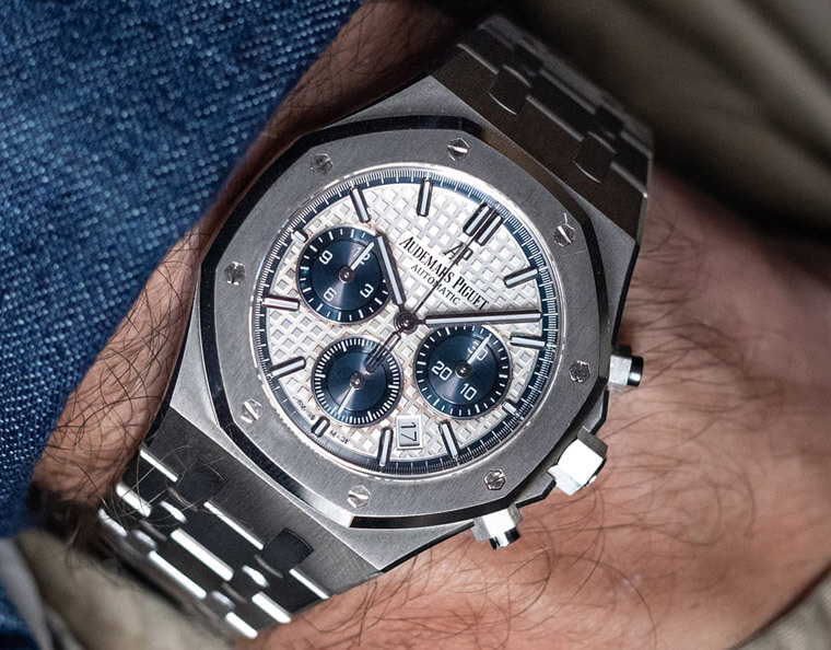 愛彼皇家橡樹計時錶同一枚機芯現在有41和38mm兩種尺寸可選了