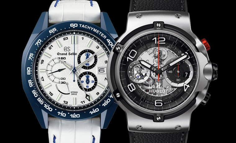 GRAND SEIKO和宇舶聯名賽車錶各自找來東瀛戰神和義大利躍馬撐腰