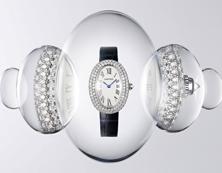 卡地亚Baignoire手表的诞生时间只比Santos晚一点 外观够有特色成为许多人眼中的经典