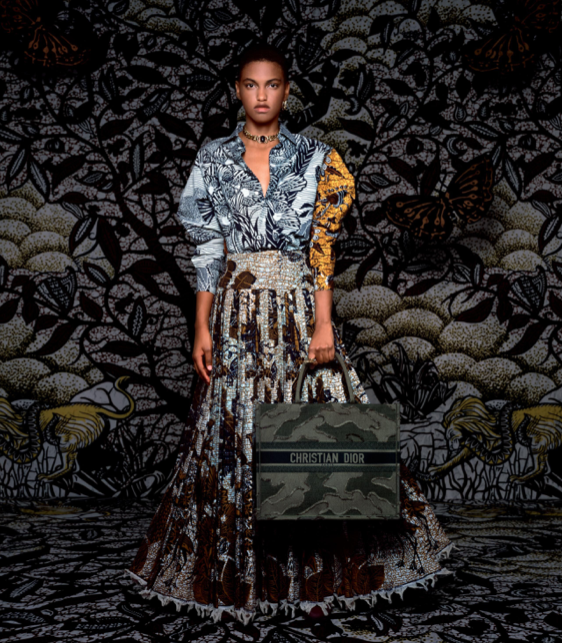 DIOR 2020早春系列運用大量的幻化視覺的迷彩圖騰