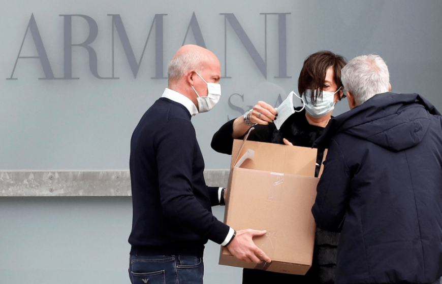 ARMANI生產線改做隔離衣  共同對抗新冠病毒