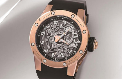 RM 63-01除了是RICHARD MILLE少見圓殼手錶 還具有一種特別功能
