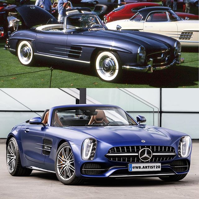 宾士经典跑车Mercedes Benz 300SL改AMG?