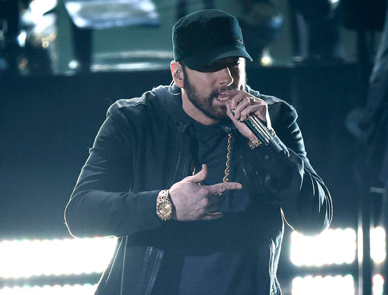 饒舌天王Eminem阿姆手上這只K金勞力士平時很少見