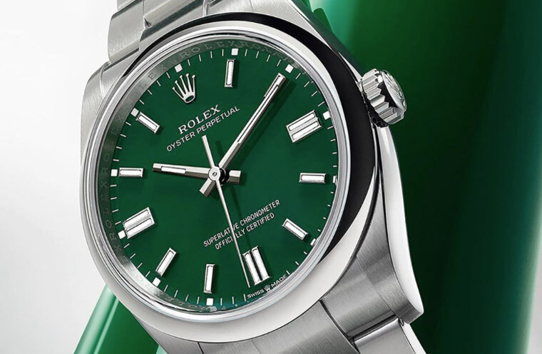 綠面Oyster Perpetual目前價格行情看漲 和綠水鬼互相輝映