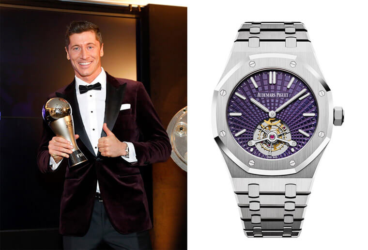 盘点世界足球先生Robert Lewandowski收藏的P级名表