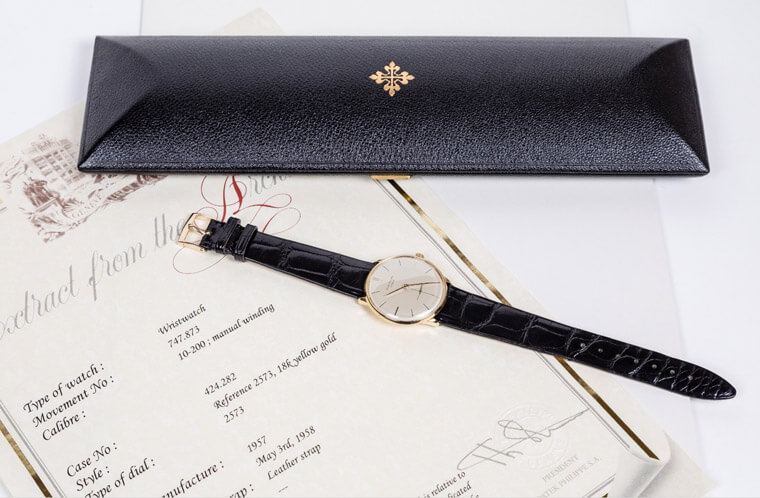 百达翡丽重新调整古董表证书服务