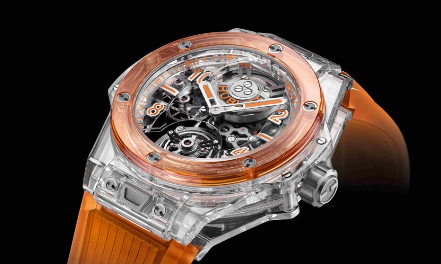 僅此一支的宇舶Big Bang雙色透明陀飛輪