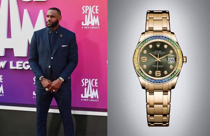 小皇帝LeBron James戴絕版勞力士出席《怪物奇兵全新世代》全球首映