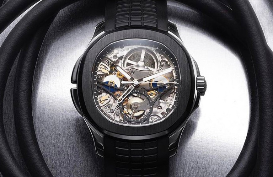 百达翡丽Aquanaut 5164两地时间表难得露出机芯复杂面