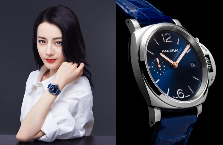 迪麗熱巴打破沛納海傳統成為品牌首位女性代言人