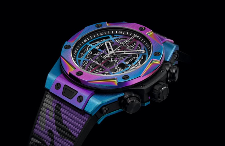 宇舶幫電音天王DJ蛇王打造魔幻風格大爆炸計時錶