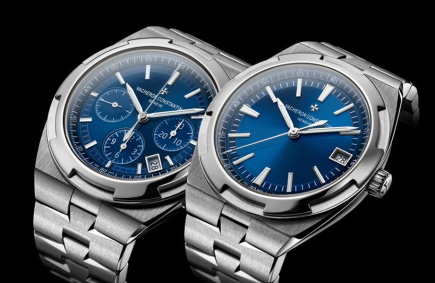 VC两款Overseas钢壳蓝面2021年行情大好 一年内价格差很多