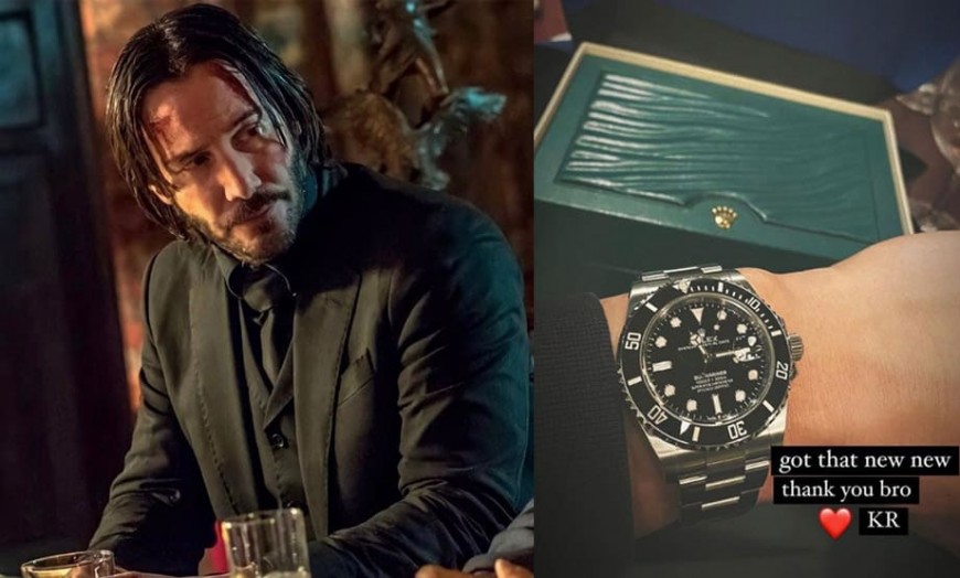 不老男神基努李維自掏腰包買勞力士黑水鬼送《捍衛任務4》劇組同事