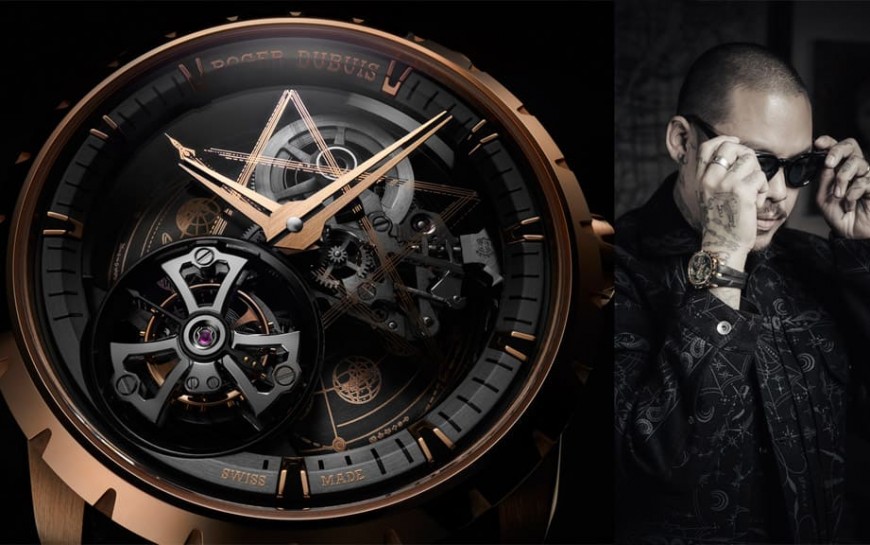 融入美國刺青大師風格的羅杰杜彼Excalibur陀飛輪