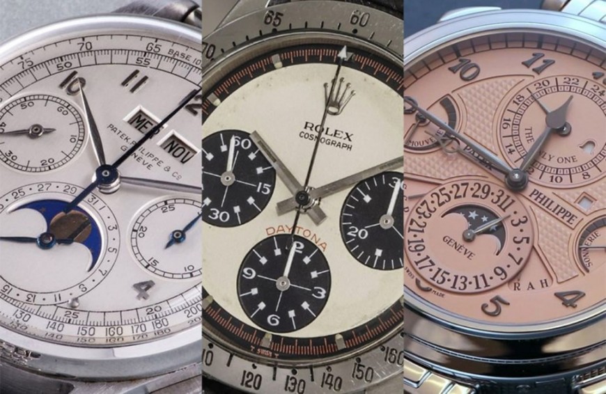 拍賣會史上成交價格最貴手錶Top 3
