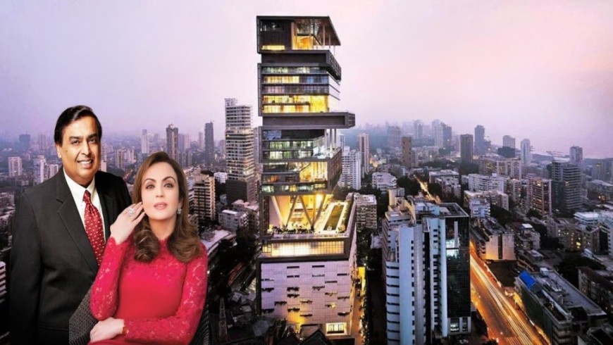 只住5人却盖60层楼！揭秘全球最贵私宅 印度首富的空中宫殿「Antilia Tower」