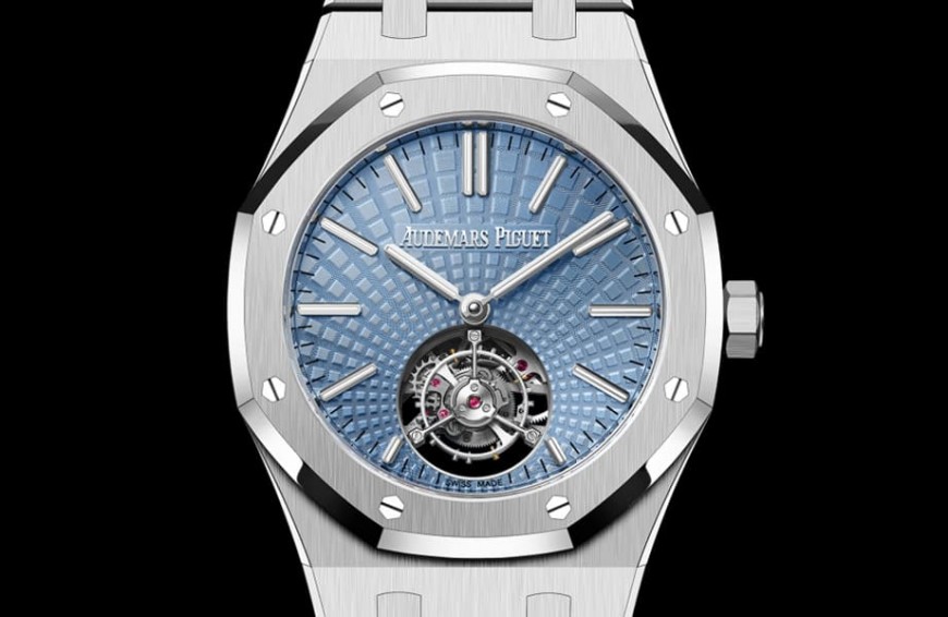 愛彼皇家橡樹自動陀飛輪罕見冰藍面盤 熱門度逐漸升溫