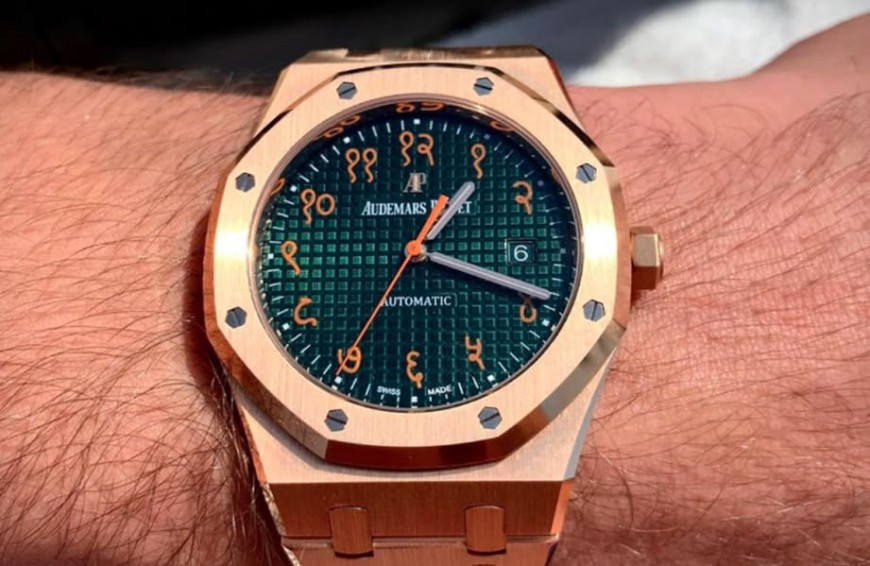 行情可比绿面金鹰5711的AP“梵文面盘”皇家橡树