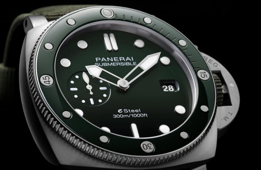 2022年沛纳海潜水表再现44mm经典尺寸 Submersible换上绿圈绿面化身绿水鬼
