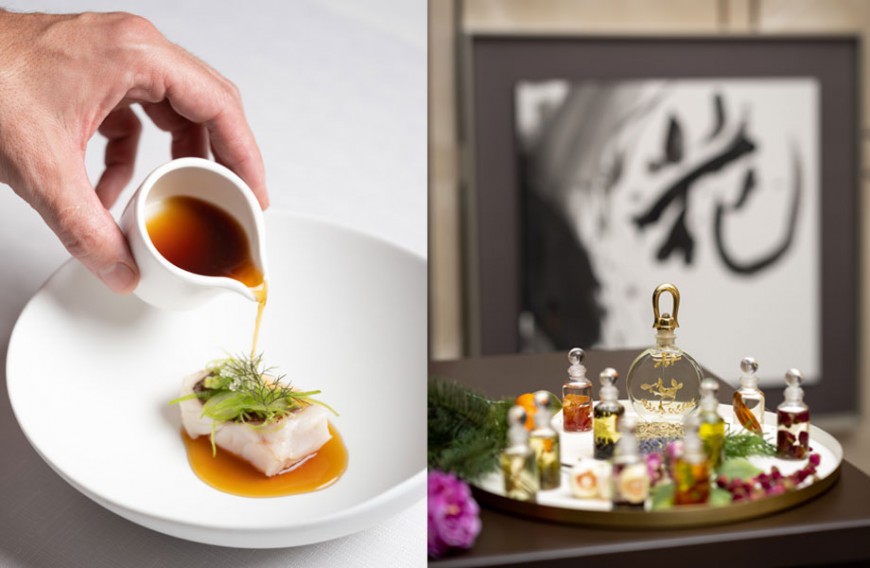 慕舍酒店联手调香师、书法家和米其林主厨打造色、香、味俱全艺术饗宴