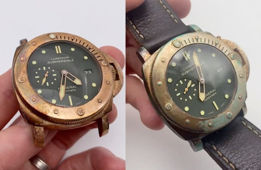 DIY加速青铜表产生氧化铜绿的好方法