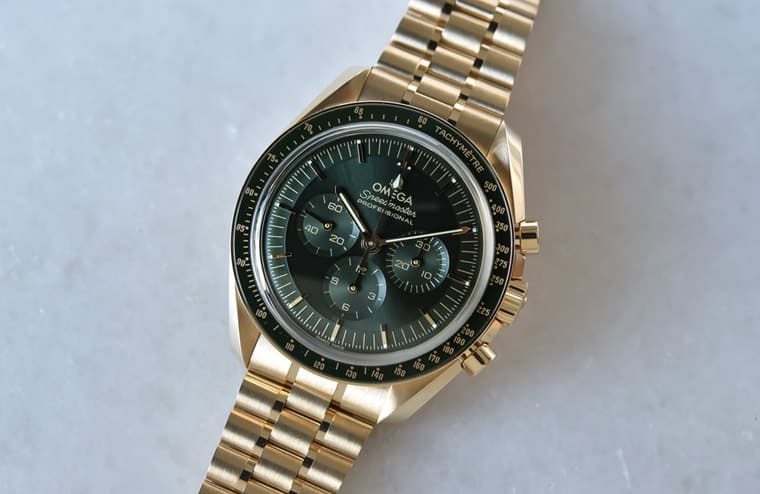 評點與勞力士Daytona有得拼的歐米茄綠金超霸登月錶
