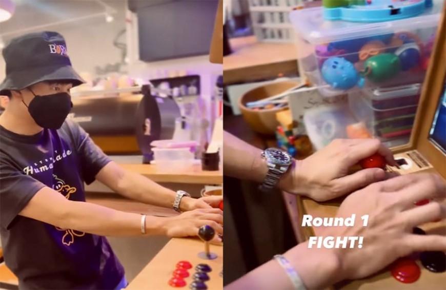 金曲歌王林俊杰戴劳力士年度话题表大玩复古电玩街机