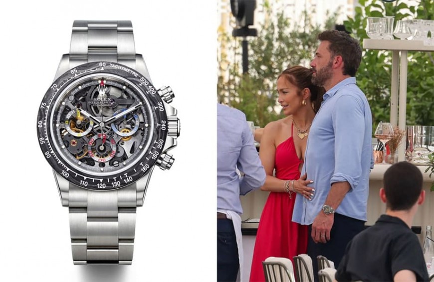 班艾佛列克與老婆珍妮佛羅培茲巴黎度蜜月 手上一款罕見Daytona展現收藏實力