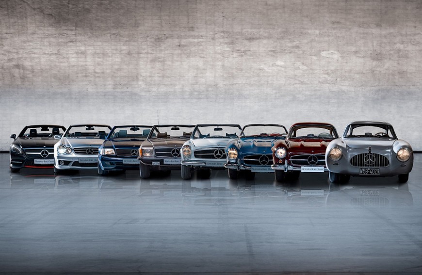 回顧賓士SL敞篷車歷代十大傳奇故事