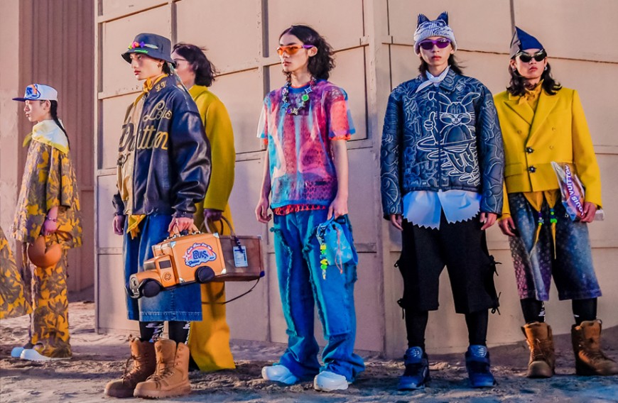 LV 2023春夏男裝大秀「巨型樂園」營造歡樂色彩