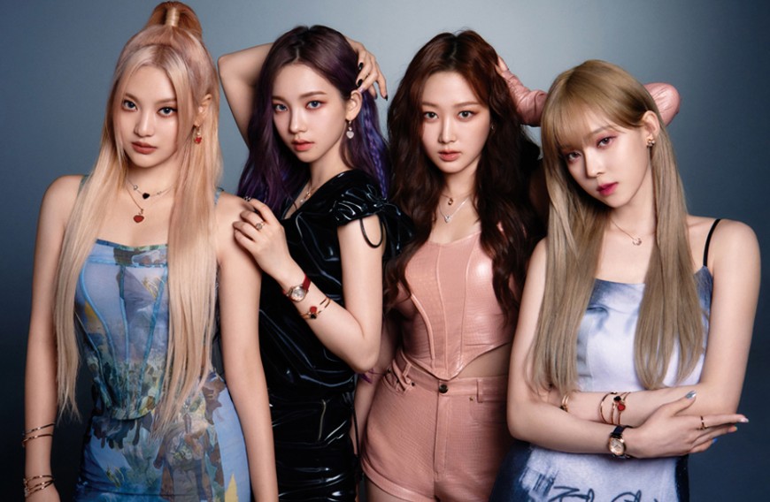韩国超人气大势女团aespa担任萧邦全球品牌大使