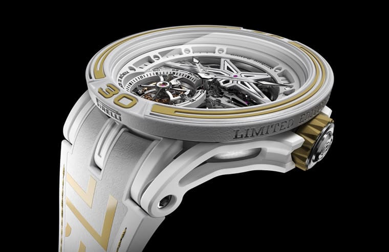 慶祝PIRELLI倍耐力150週年 羅杰杜彼特別打造限量聯名陀飛輪